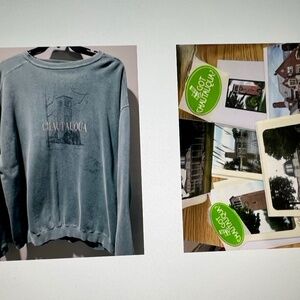 CHAUTAUQUA INSTITUTION SWEATSHIRT GREEN SIZE 3XL + BONUS
